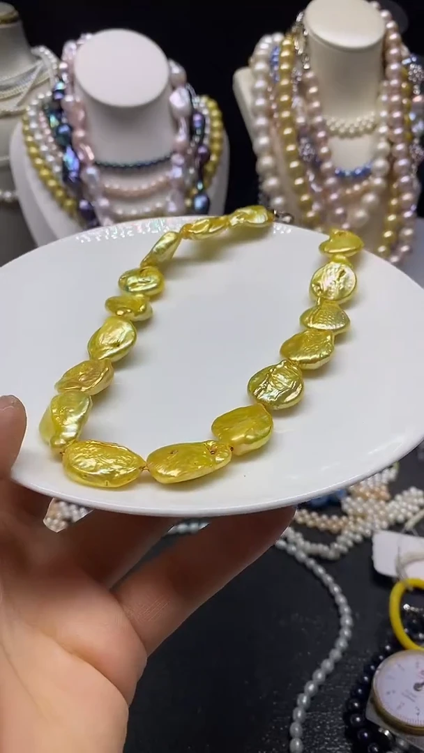 颈饰未镶嵌淡水珍珠多人