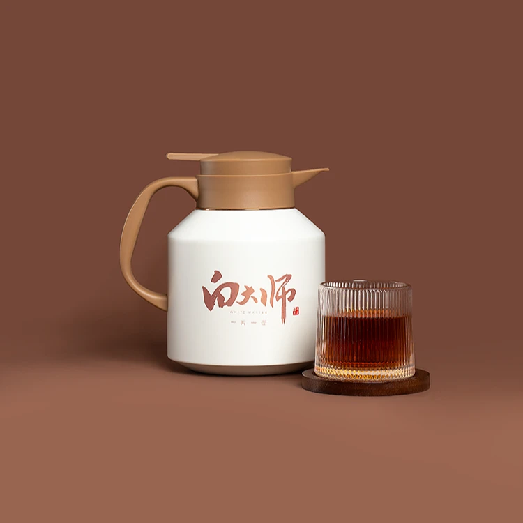 白大师茶周边方片壶