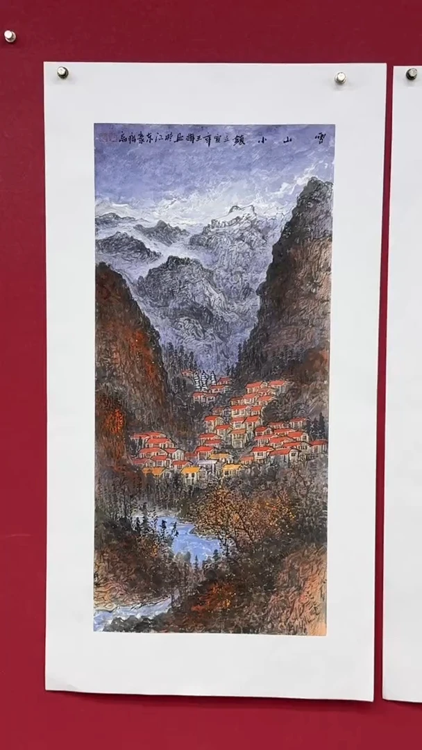国画国画绘画山水花鸟