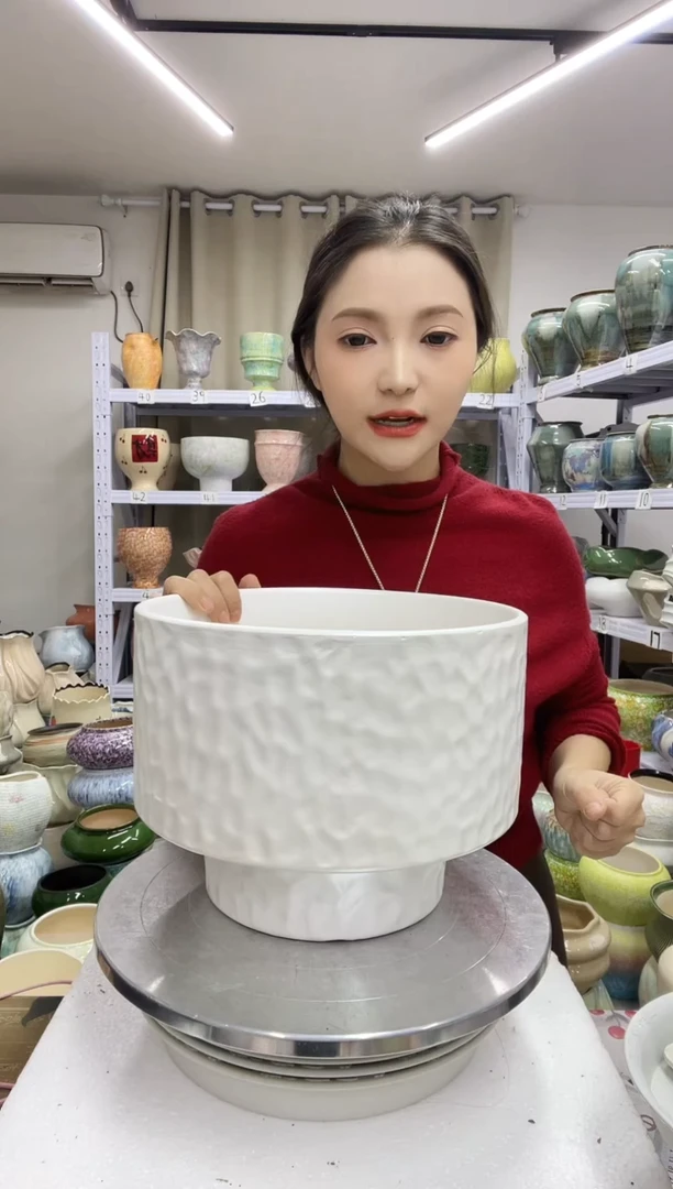 1.4陶瓷花盆直播链接高.    19口 24.5