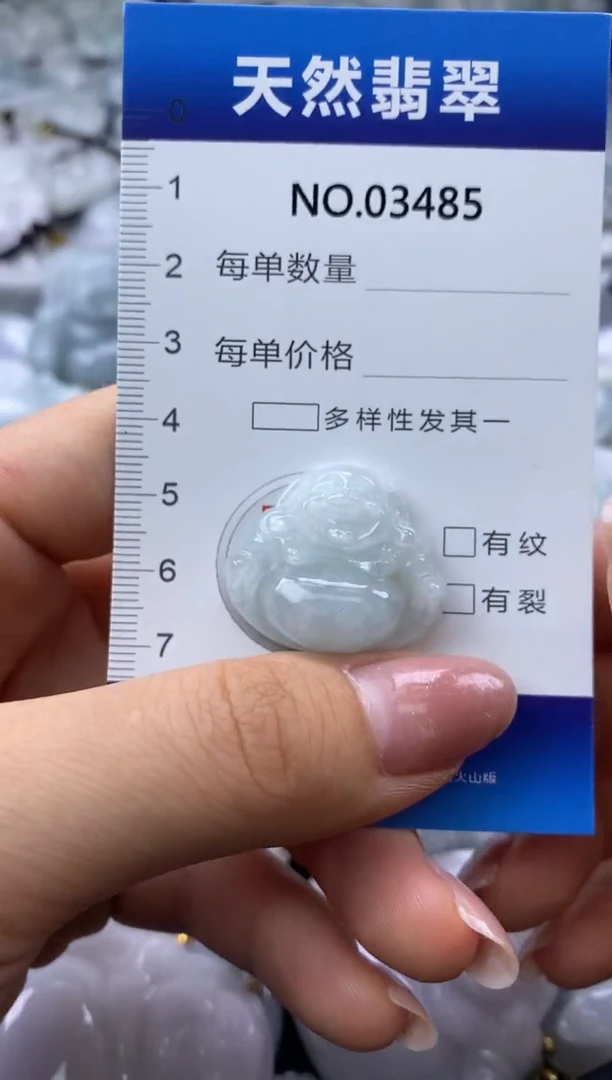 翡翠未镶嵌颈饰缅甸A货翡翠03485