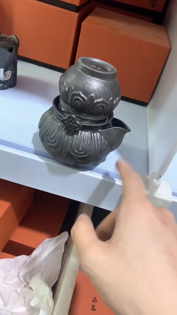 瓷片壶+1杯陶瓷茶具茶器