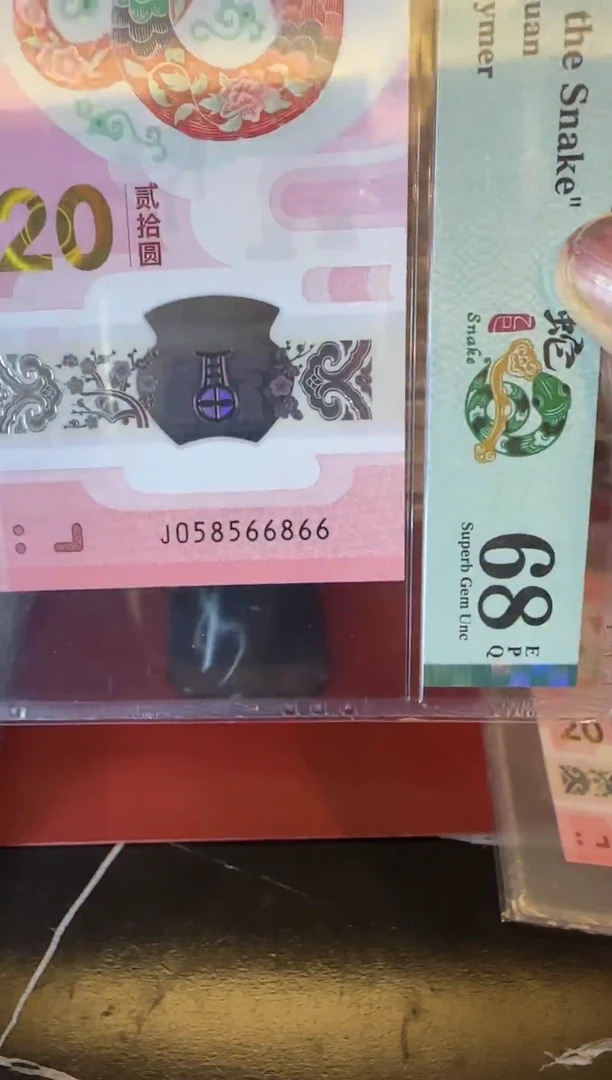 塑料2025蛇钞 单张058566866