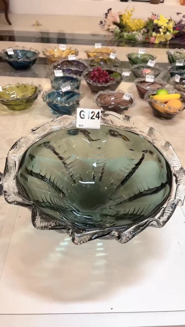 【闪购商品】琉璃手工艺品果盘