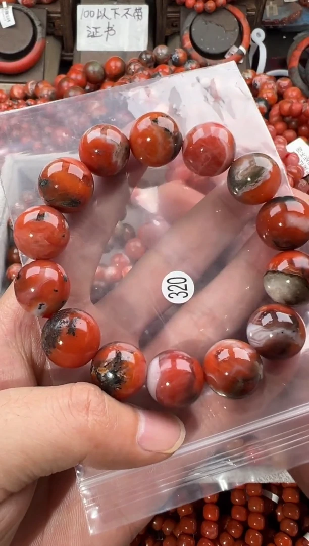 未镶嵌手串南红玛瑙1