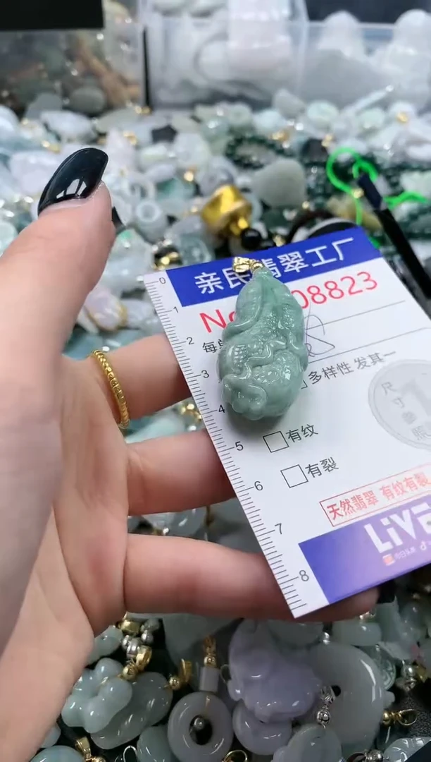 翡翠未镶嵌吊坠(不含链)8823