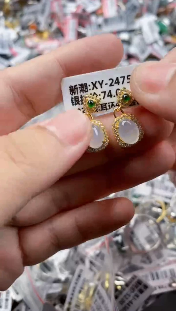 翡翠戒指银S925镶嵌8888888   3