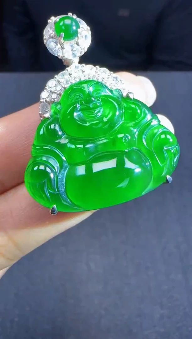 未镶嵌定制翡翠翡翠吊坠80