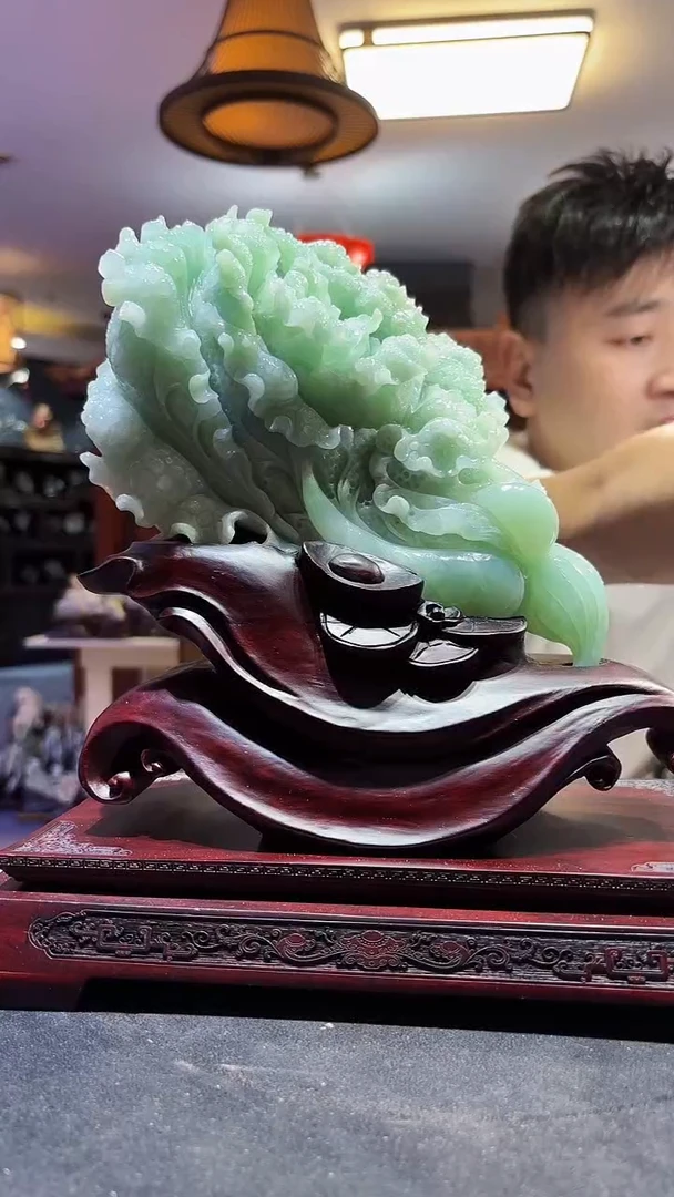 未镶嵌定制翡翠健**安08/1223/C/白菜