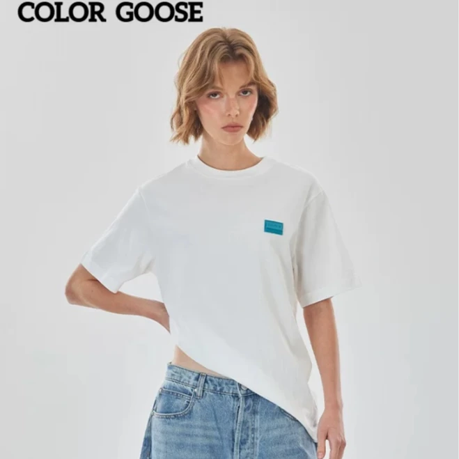 专场 COLOR GOOSE 百搭休闲短袖 CLGT5A2S075