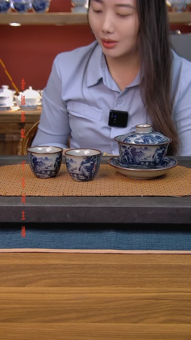 简装家用款3件套 老陶泥开片纹陶瓷茶具