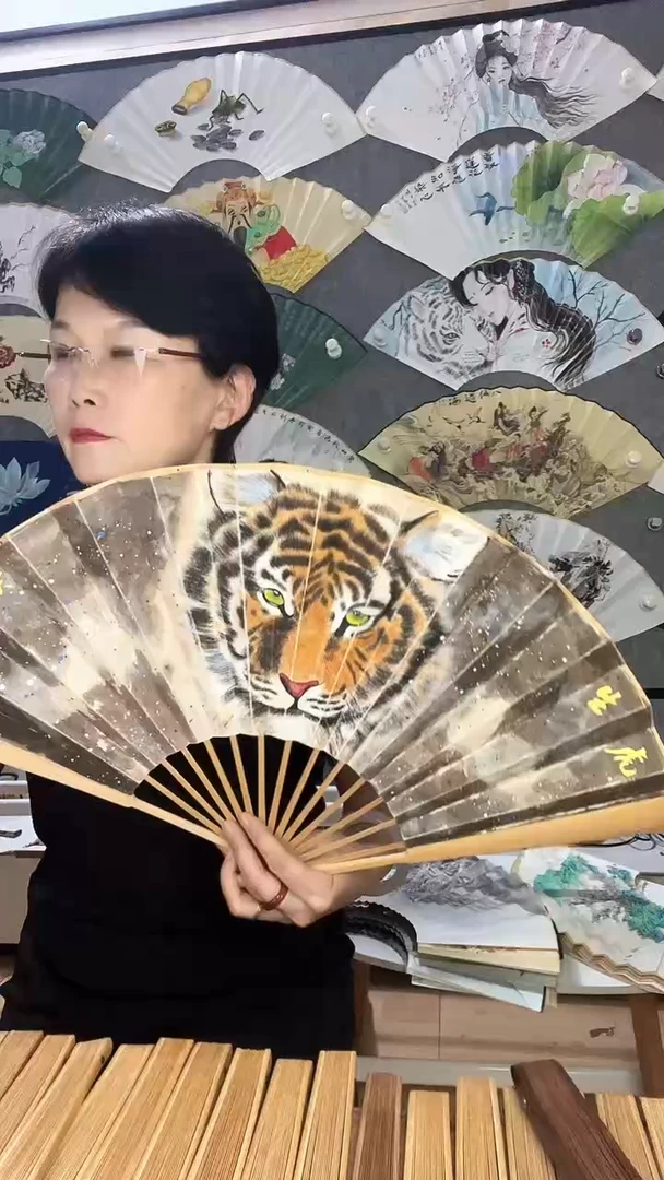 扇子十寸十五方玉竹折扇  微瑕不退不换