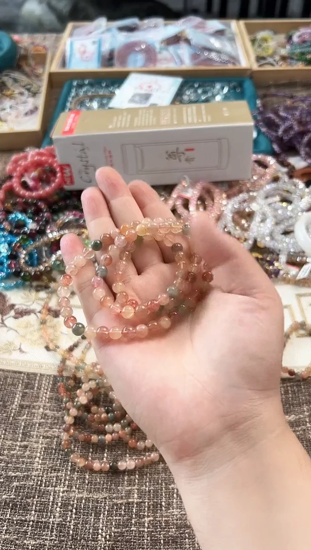 水晶手串未镶嵌多样性发一