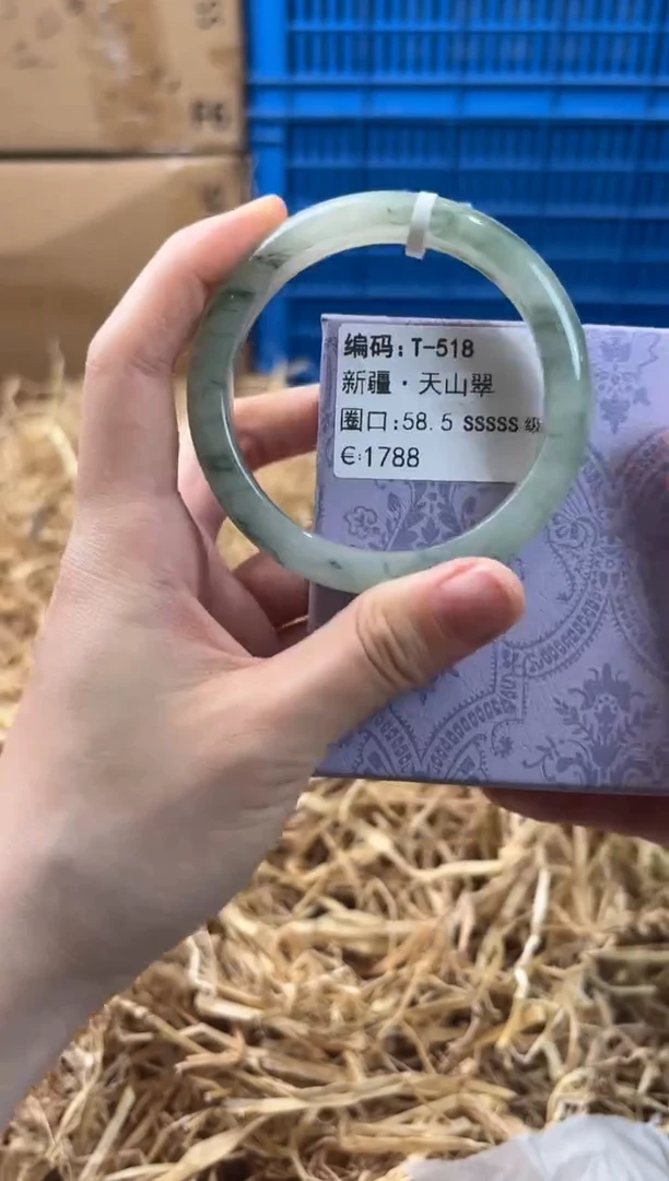 未镶嵌手镯石英质玉T-518