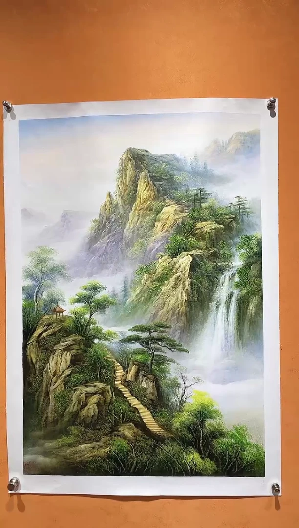国画刘金玉老师亲笔手绘
