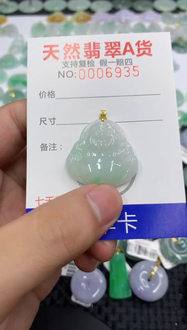 翡翠18K金镶嵌颈饰11111111111