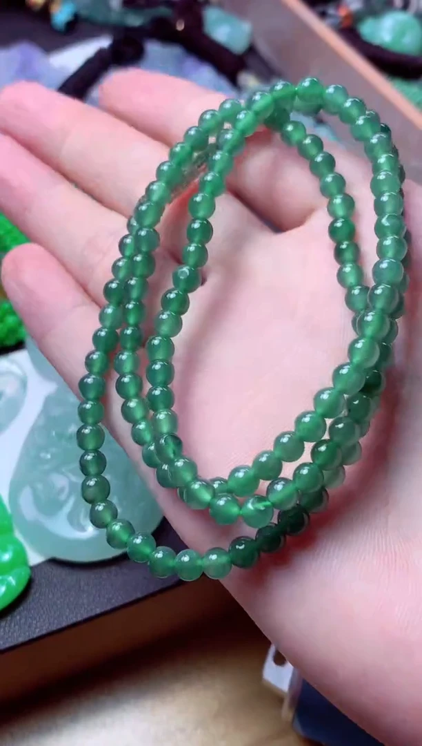 翡翠未镶嵌颈饰天然翡翠A货