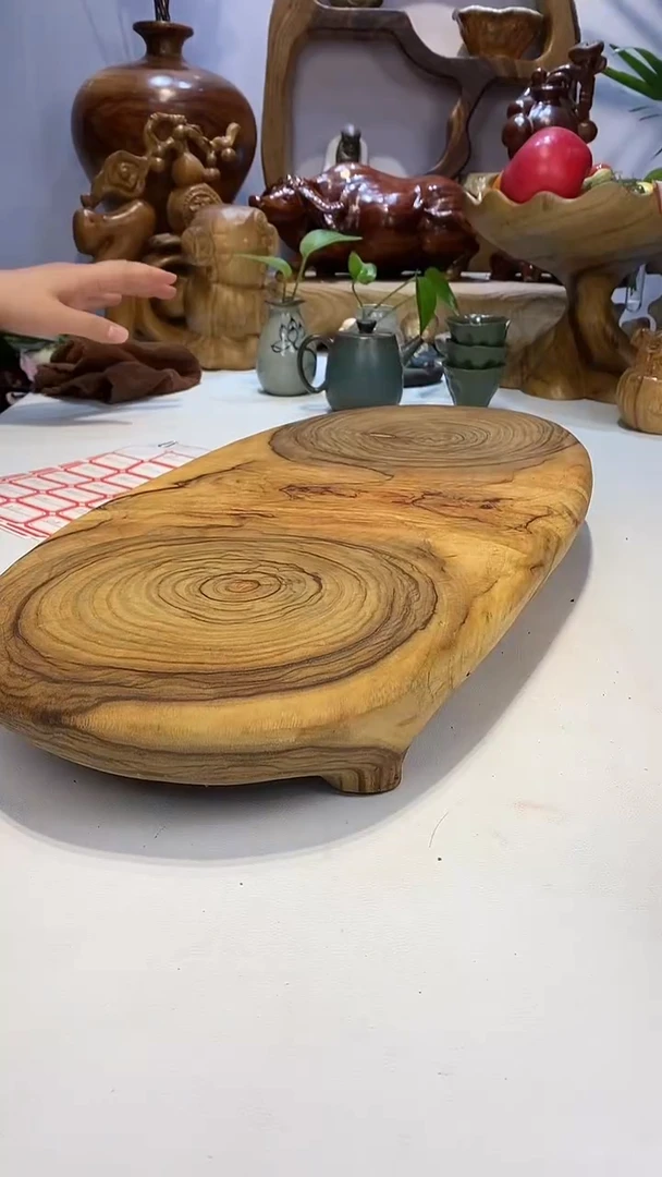 【闪购商品】香樟木A9四足异形干泡/尺寸48*23*6