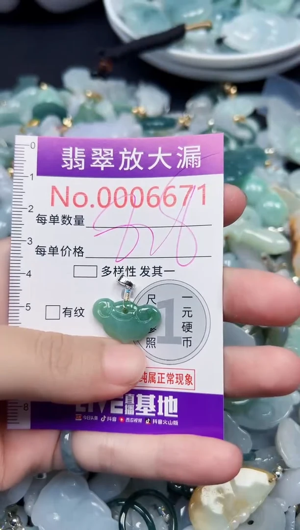 颈饰未镶嵌翡翠6671