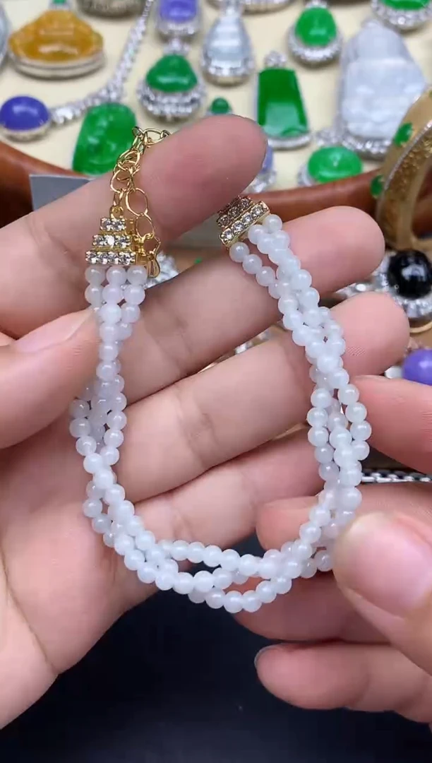 未镶嵌手链翡翠174-中国好珍宝