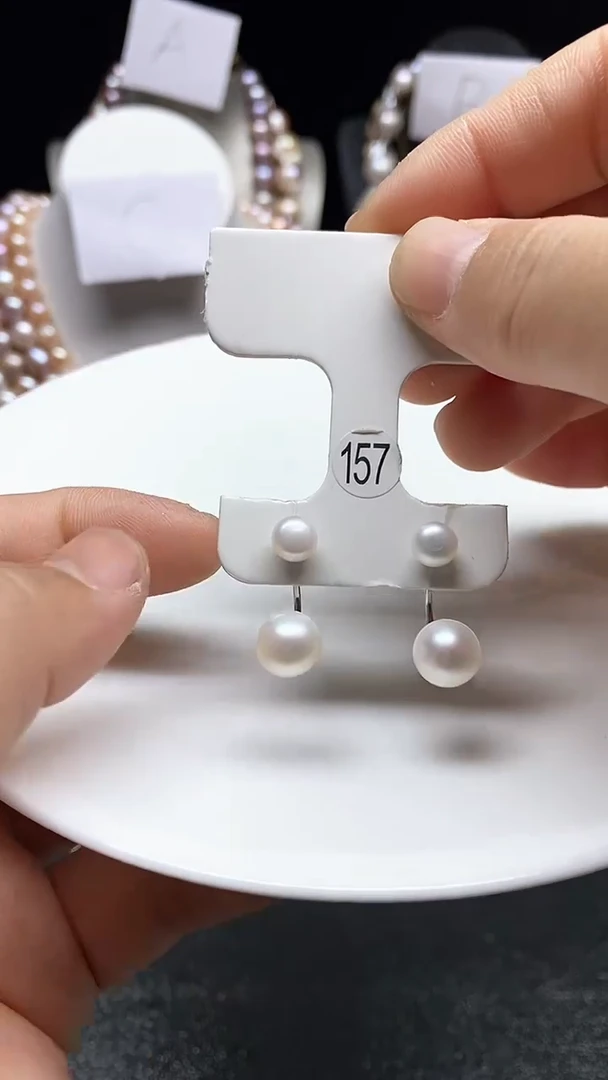 【闪购商品】淡水珍珠耳饰未镶嵌多人