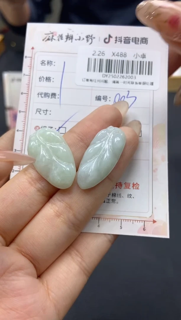 【闪购商品】翡翠颈饰未镶嵌天然翡翠A货03