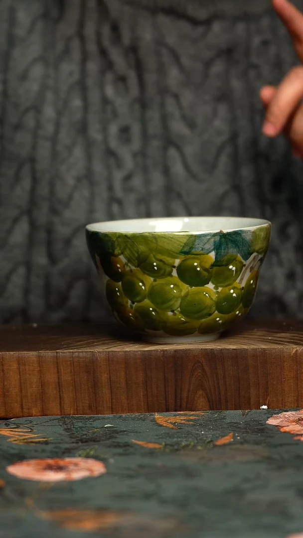 釉下彩手工手绘同款陶器