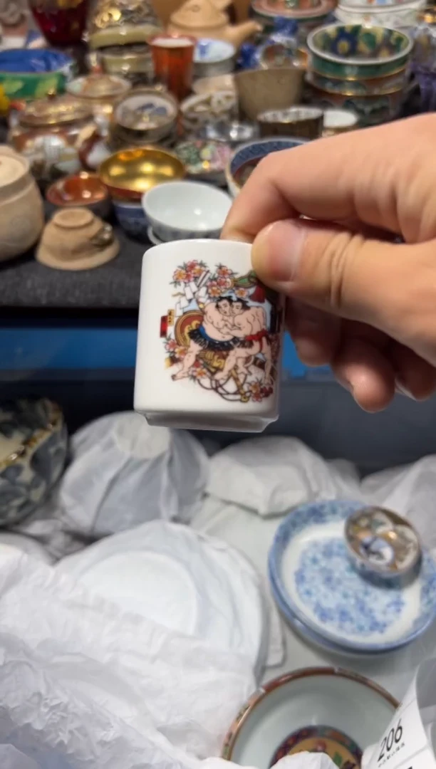 瓷片O****l夏目海外回流瓷器中古品。