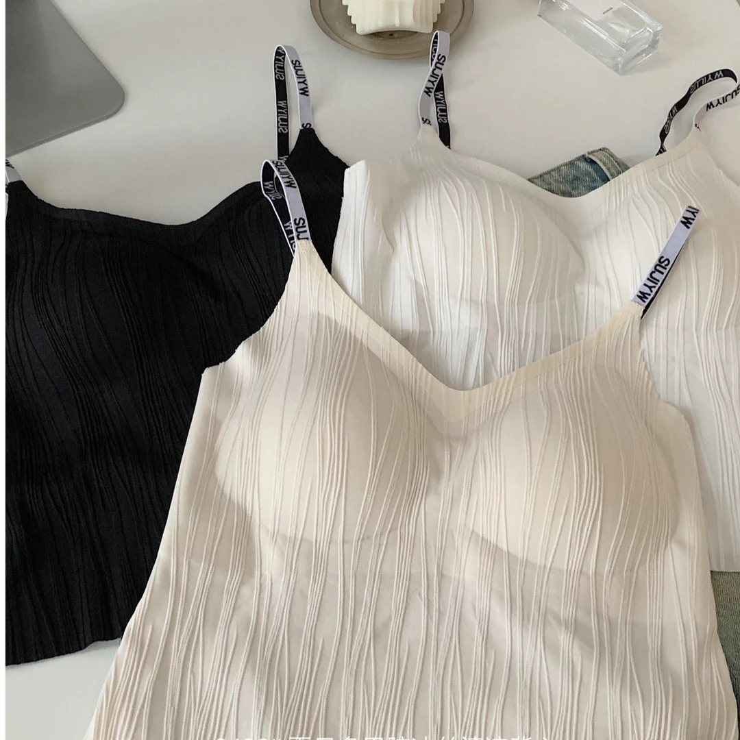 米妈家春季新款带杯垫背心