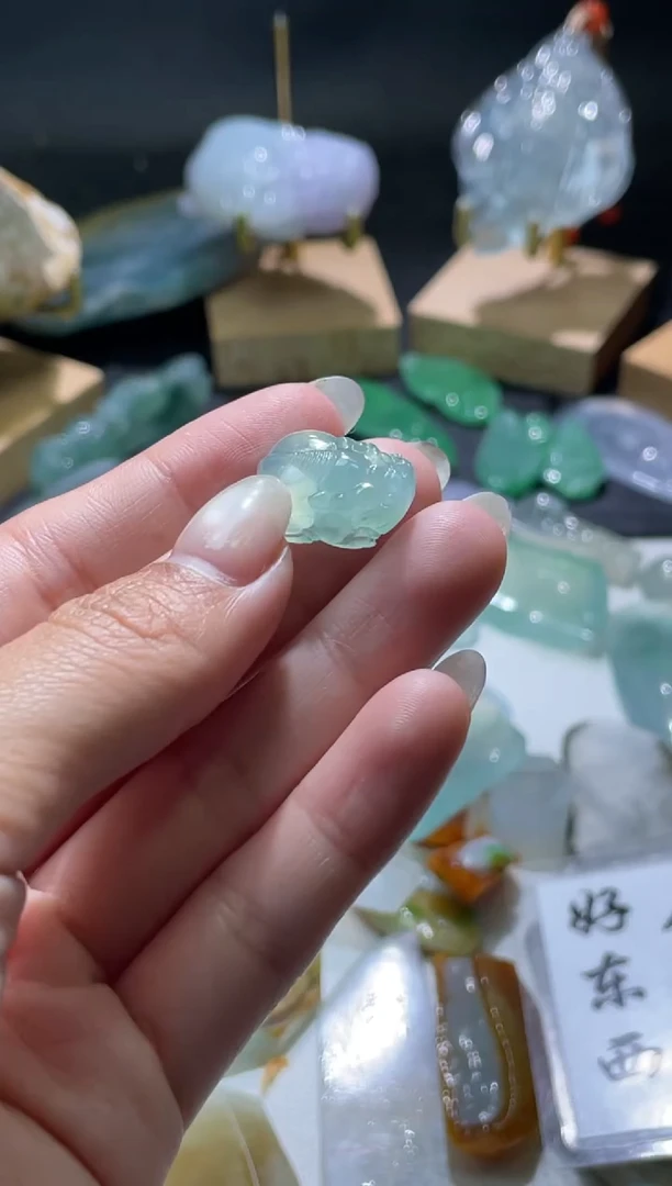 未镶嵌定制翡翠貔貅