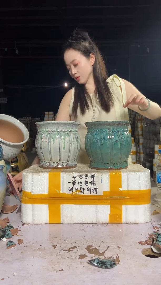 宜兴紫砂粗陶花盆18/19