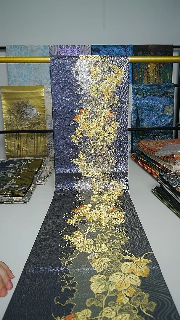 织绣织锦54葡萄叶