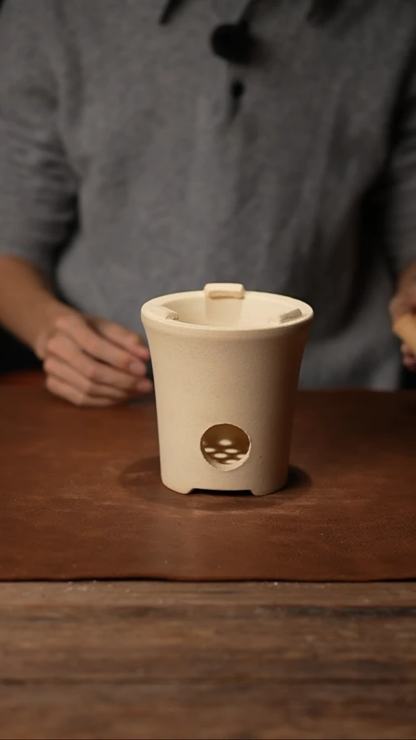 018白泥收腰炭炉