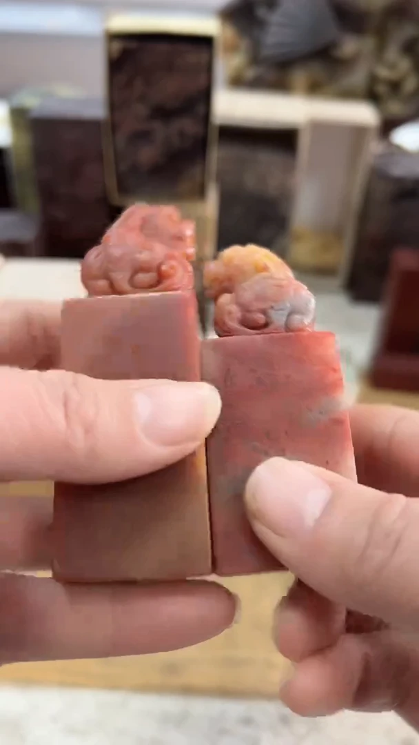 【知墨堂437#】印章石微瑕2方【混搭不挑】