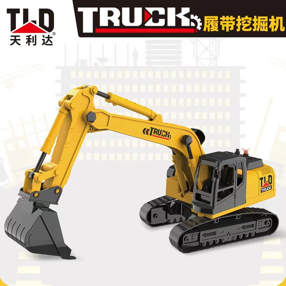 挖掘机大号儿童玩具工程车推土机压路机仿真挖土机男孩礼物模型