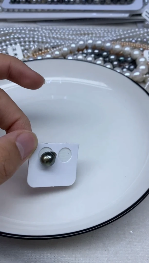 裸珠海水珍珠通孔