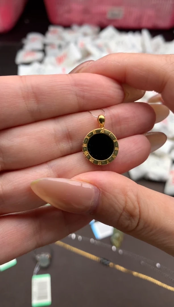 【闪购商品】翡翠颈饰18K金镶嵌   一