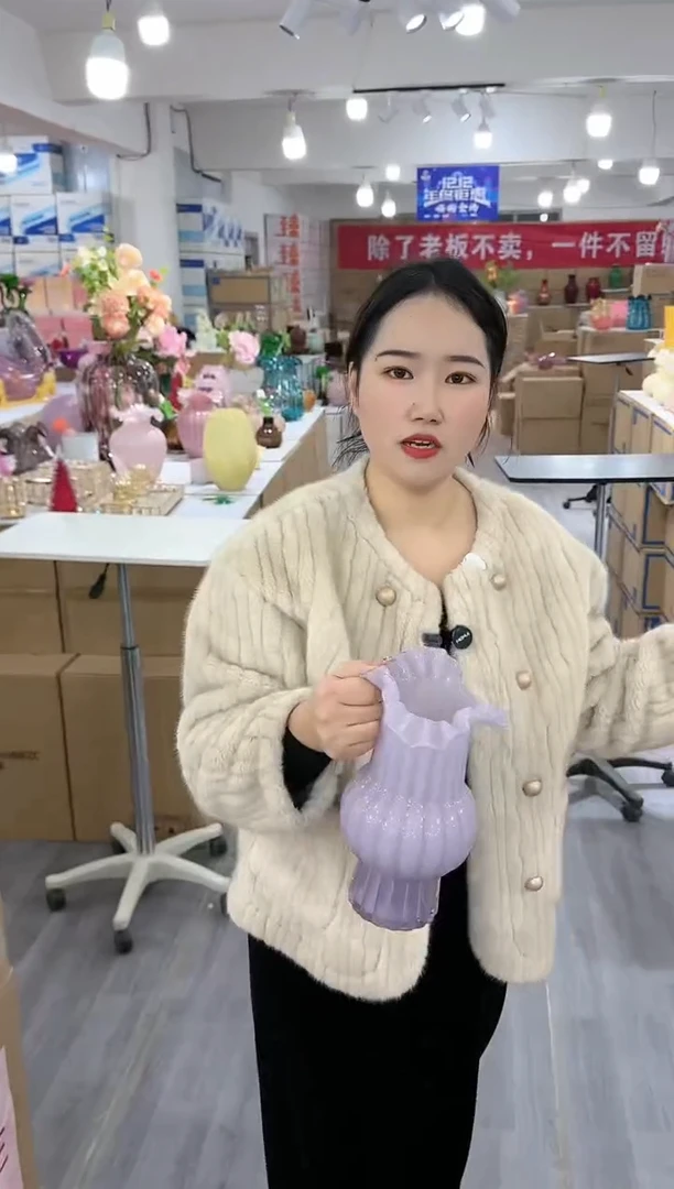 【闪购商品】琉璃简屿花器E-品34