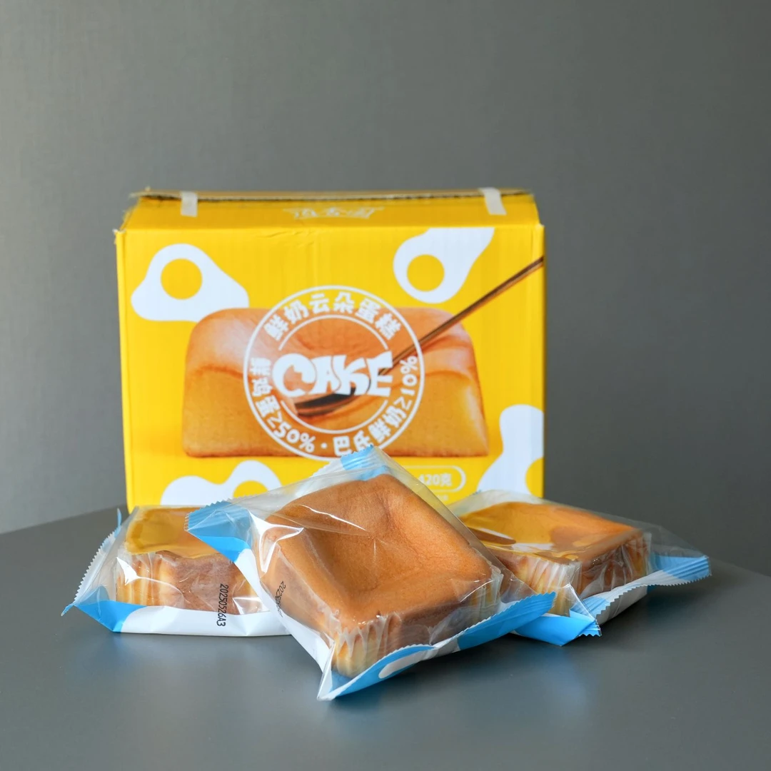 FL 鲜奶云朵蛋糕 巴氏鲜奶和面 超浓蛋香 松松软软 420克