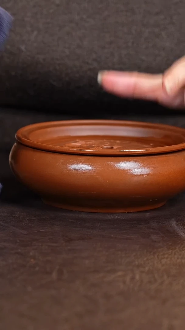 紫泥双鱼戏珠紫砂茶盘干泡小号