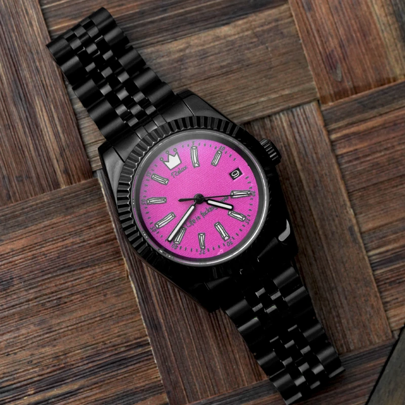 VENCREW韦恩船员 恶搞【 RELAX系列】自动机械表夜光300米防水手表