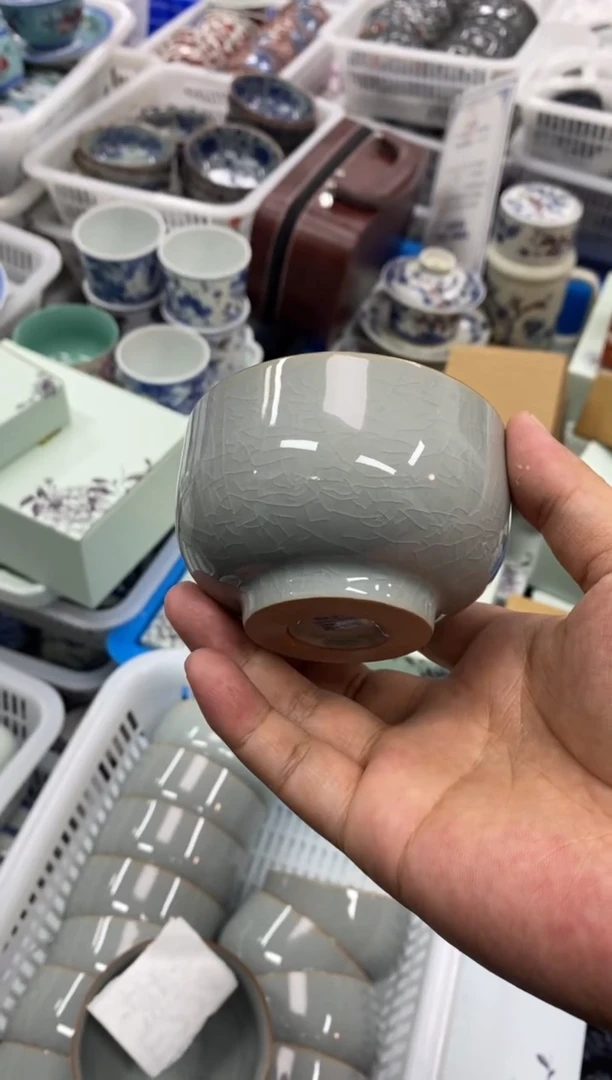 陶瓷老陶泥工艺茶具容量约 80
