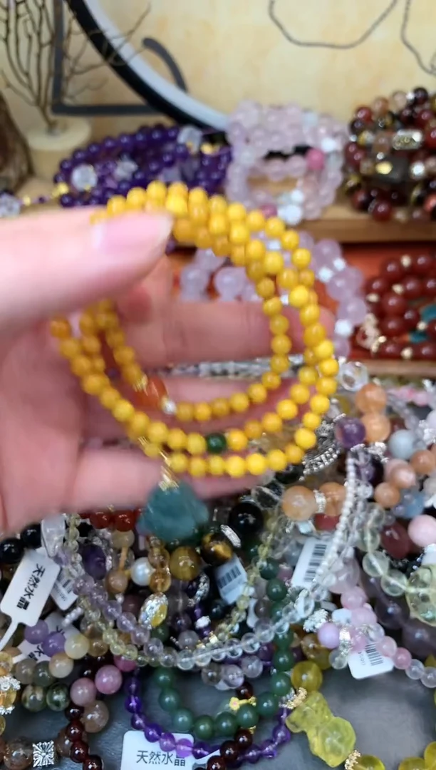 【闪购商品】琥珀手链未镶嵌花语轩178