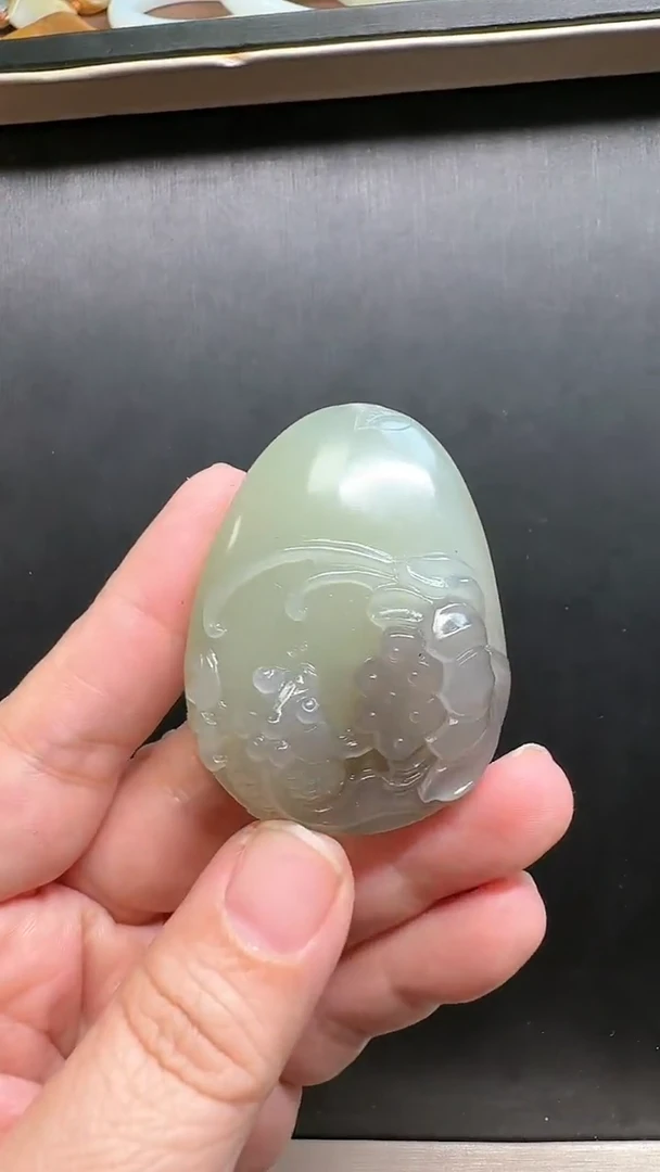 【闪购商品】和田玉颈饰未镶嵌翠青烟紫