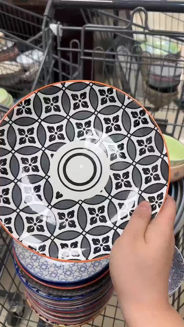 瓷20元包邮微瑕链接介意勿拍8寸