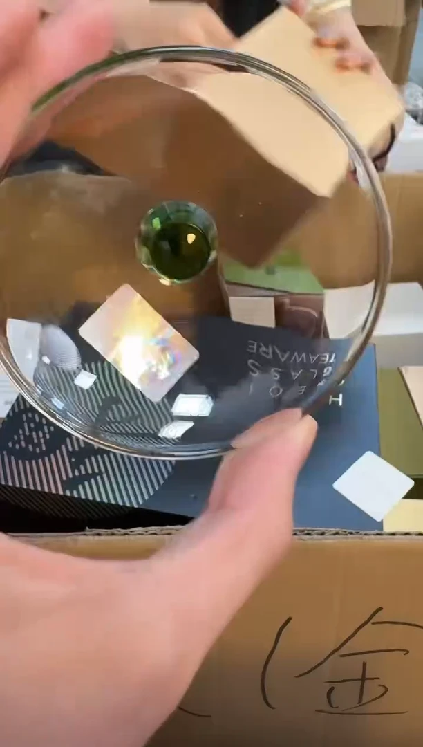 禾器-荷叶盖碗-湖绿色