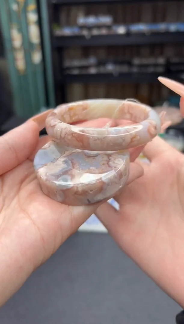 【闪购商品】石英质玉手镯未镶嵌167（55圈赠送镯心）