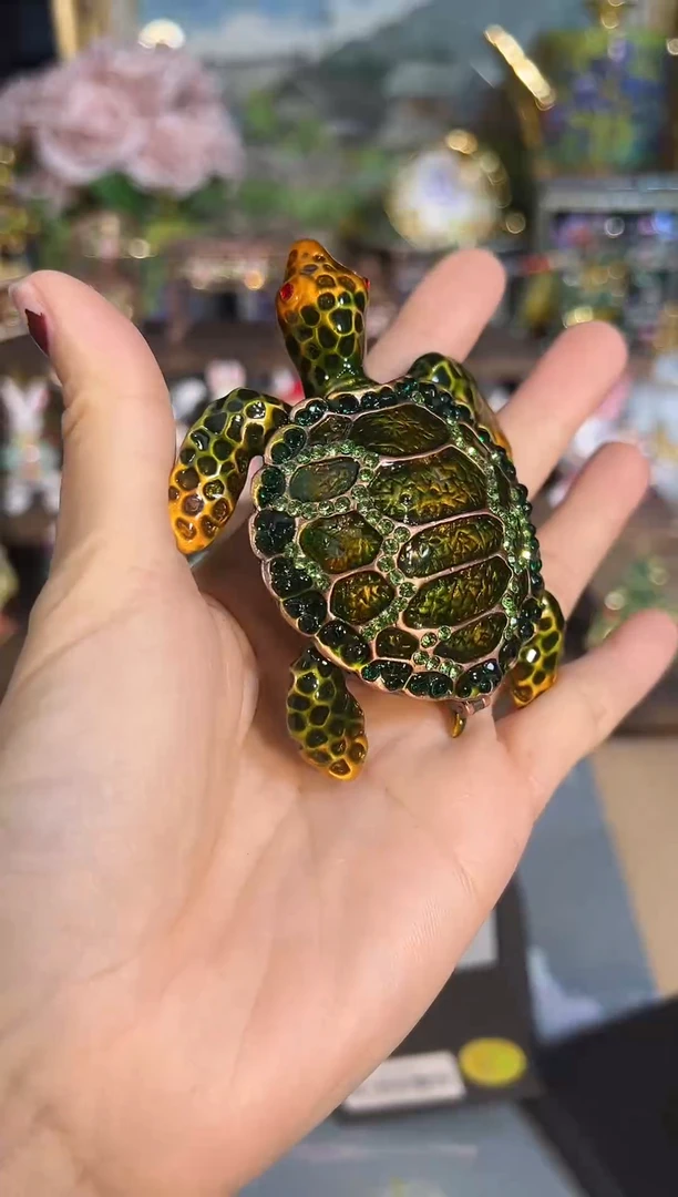 金属七宝烧首饰盒