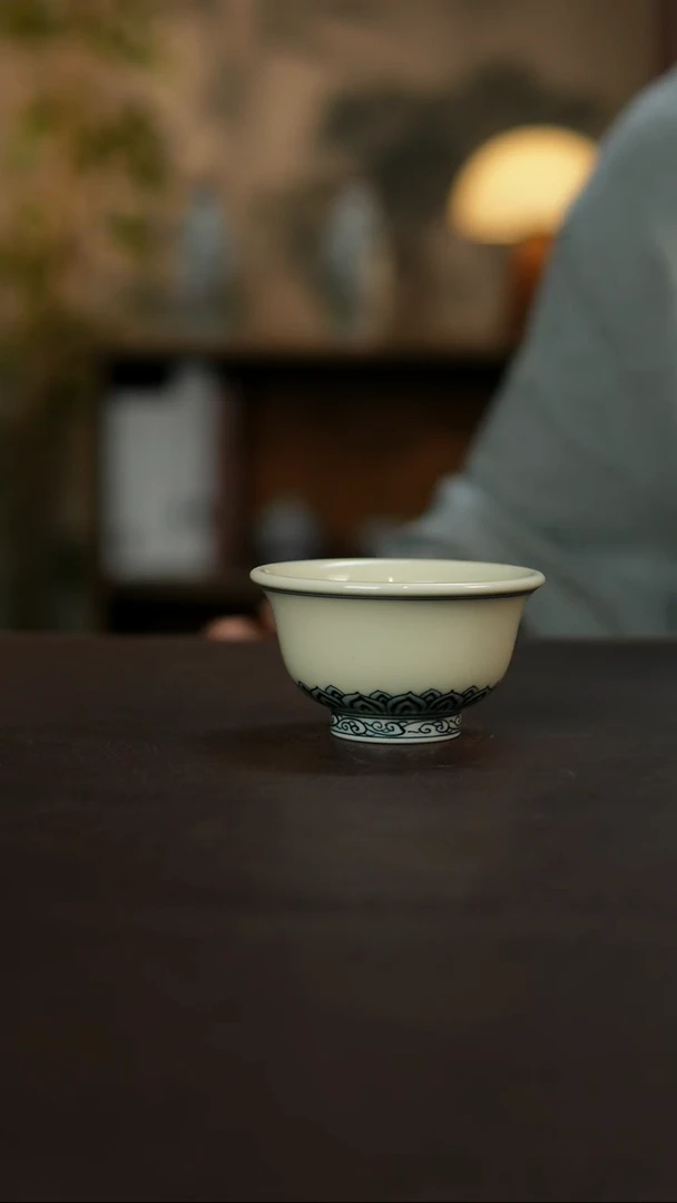 杯觅纤景德镇陶瓷杯碗柴烧多人