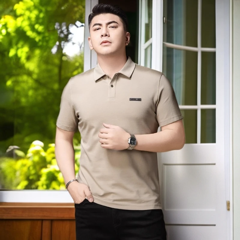 娜罗普西男士polo衫短袖夏季薄款透气休闲商务有领半袖纯色t恤男